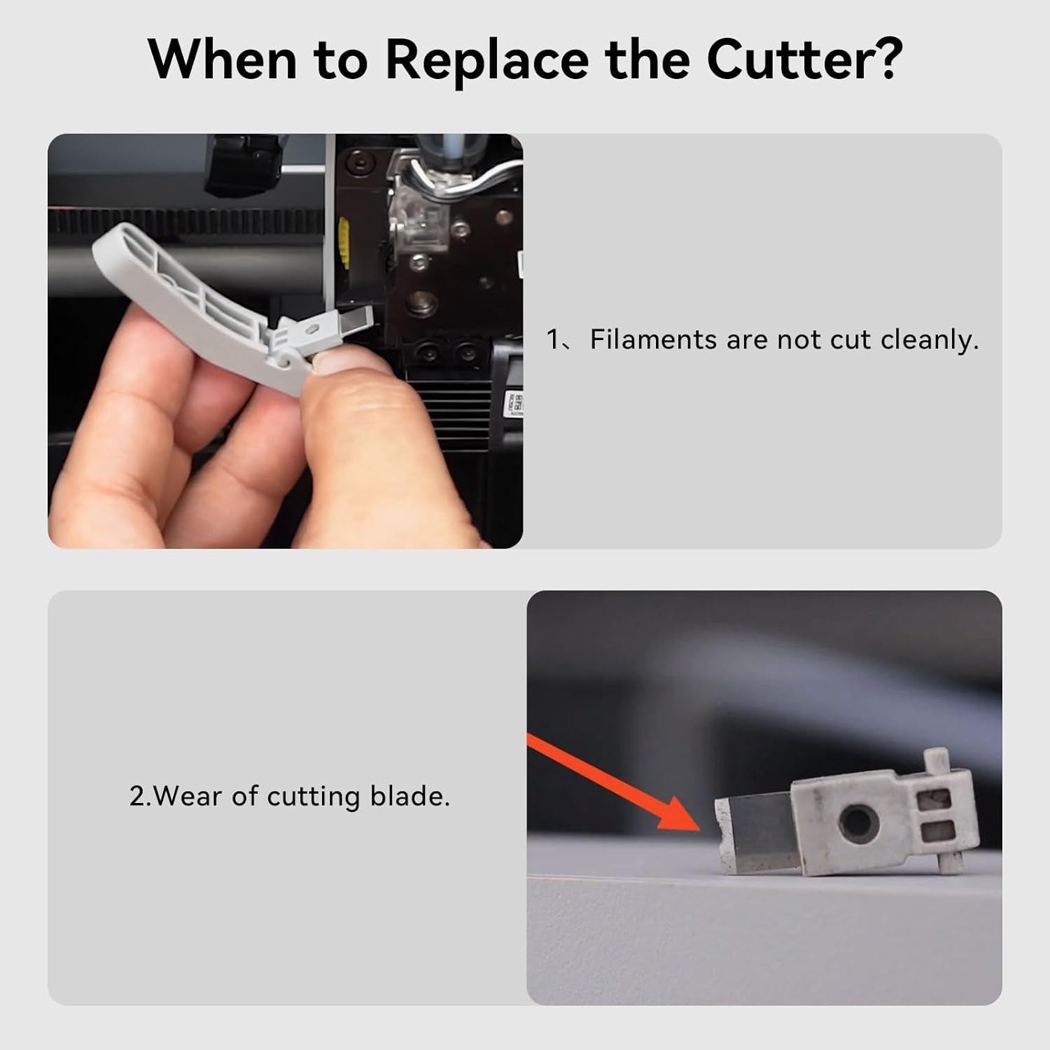 Replacement Filament Cutter fo - 3D Printing Website recension och pris