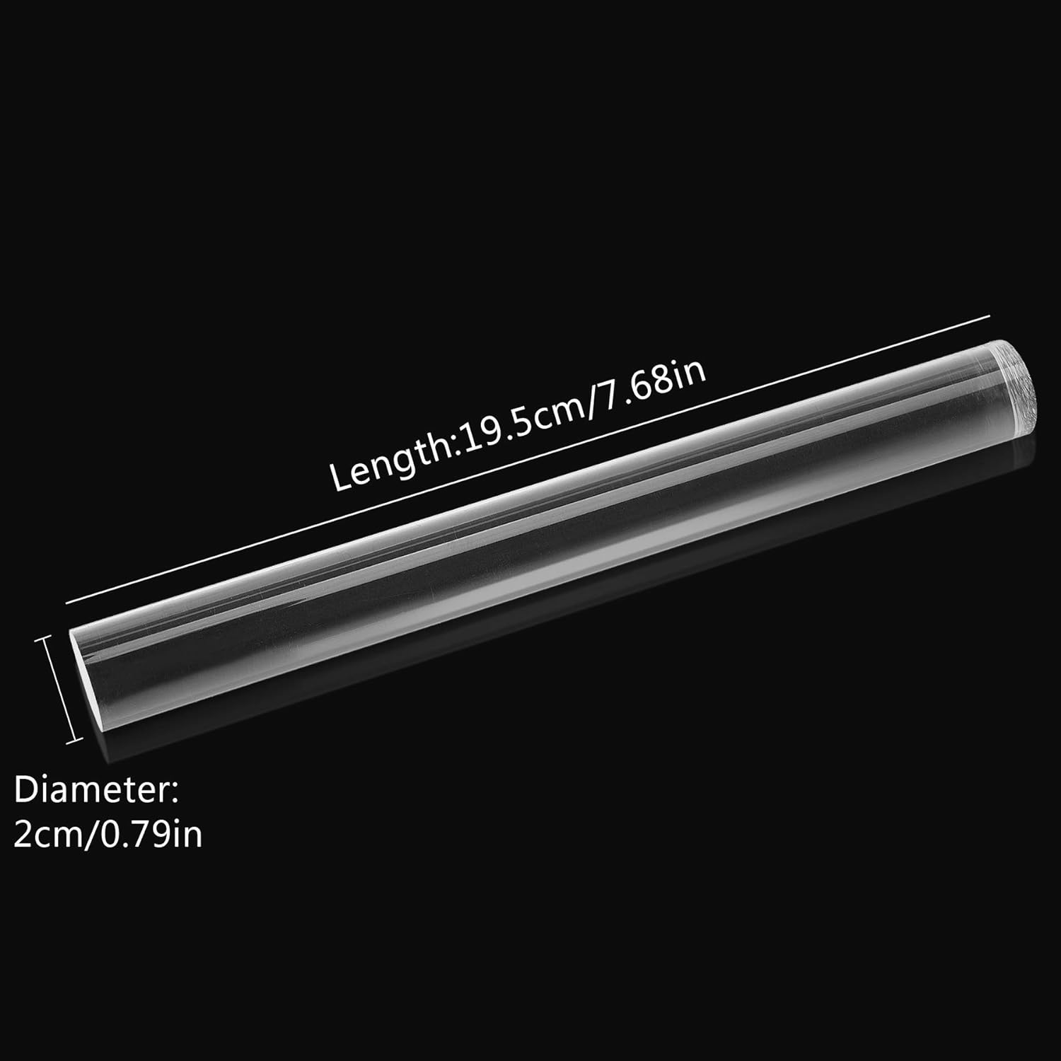 Acrylic Rolling Pin Rod Bar St - 3D Printing Clay recension och pris