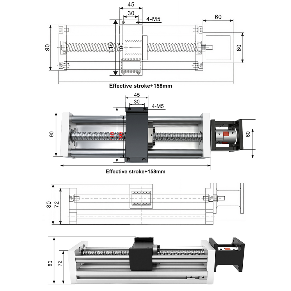 Linear Guide Rail Optical Axis - Linear Guide Rail recension och pris