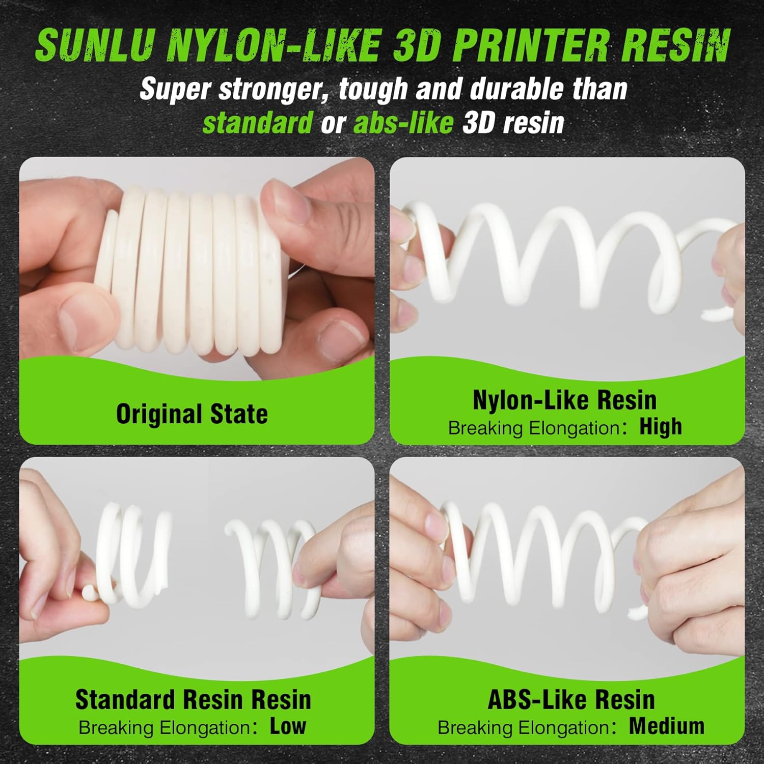 SUNLU 1KG Nylon-Like/Toughness - Glue For 3D Printing recension och pris