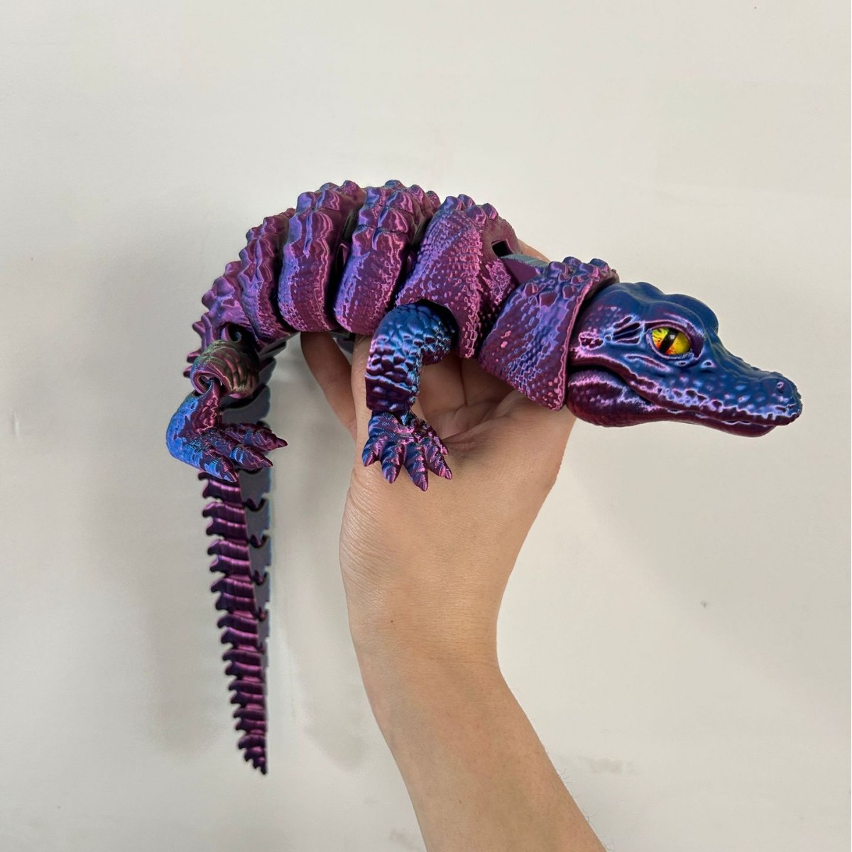 3D Printed Crocodile with Inte - 3D Printing Lizard recension och pris