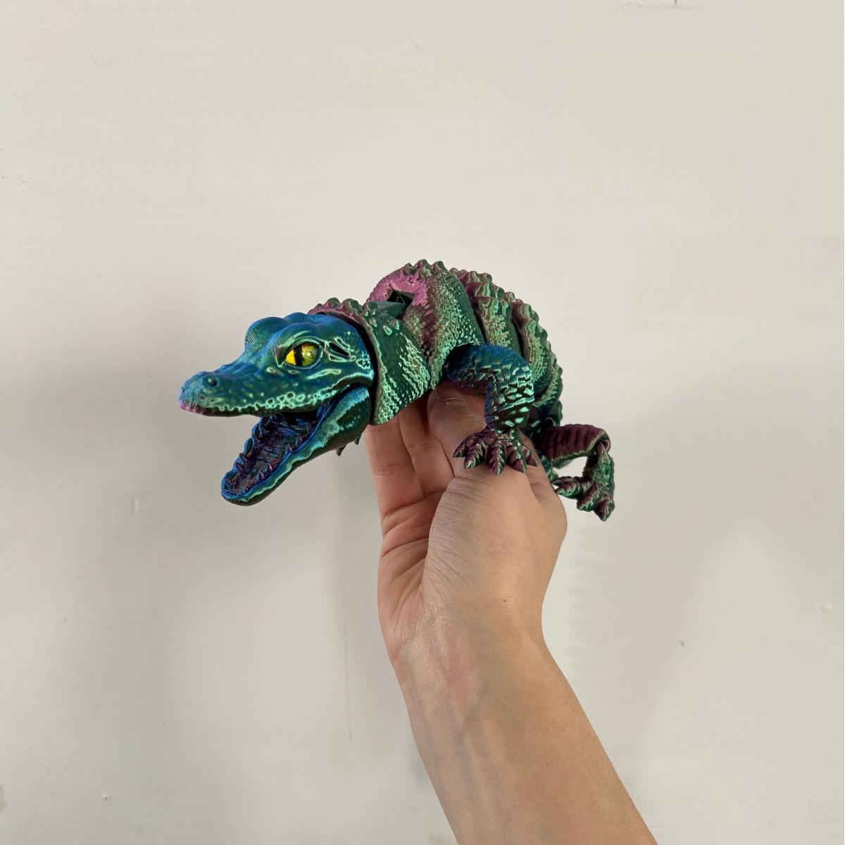 3D Printed Crocodile with Inte - 3D Printing Lizard recension och pris