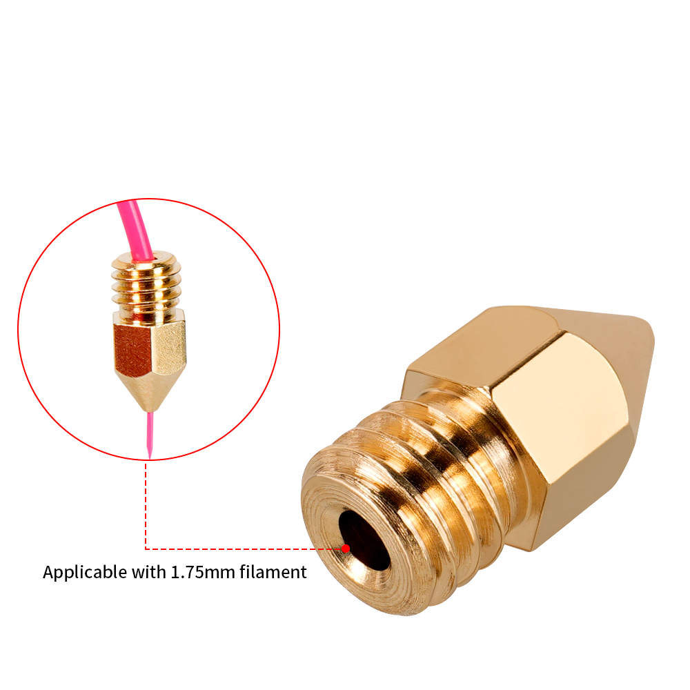 MK7 MK8 Nozzle 0.4mm 0.3mm 0.2 - 3D Printing Website recension och pris