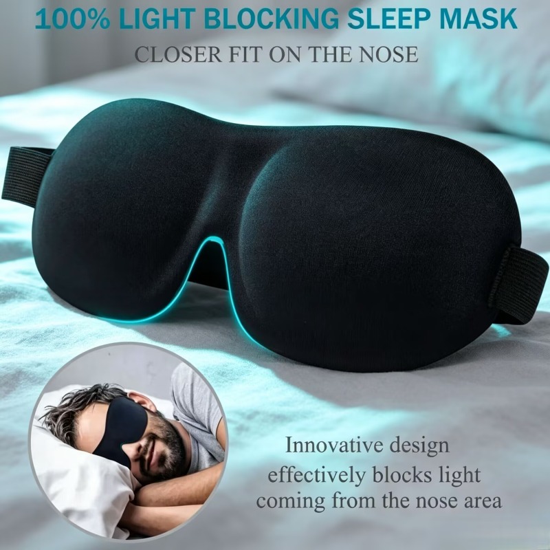 3D Sleep Mask Blindfold 2pcs S - 3D Printing Mask recension och pris