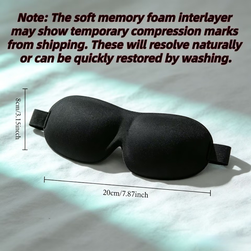 3D Sleep Mask Blindfold 2pcs S - 3D Printing Mask recension och pris