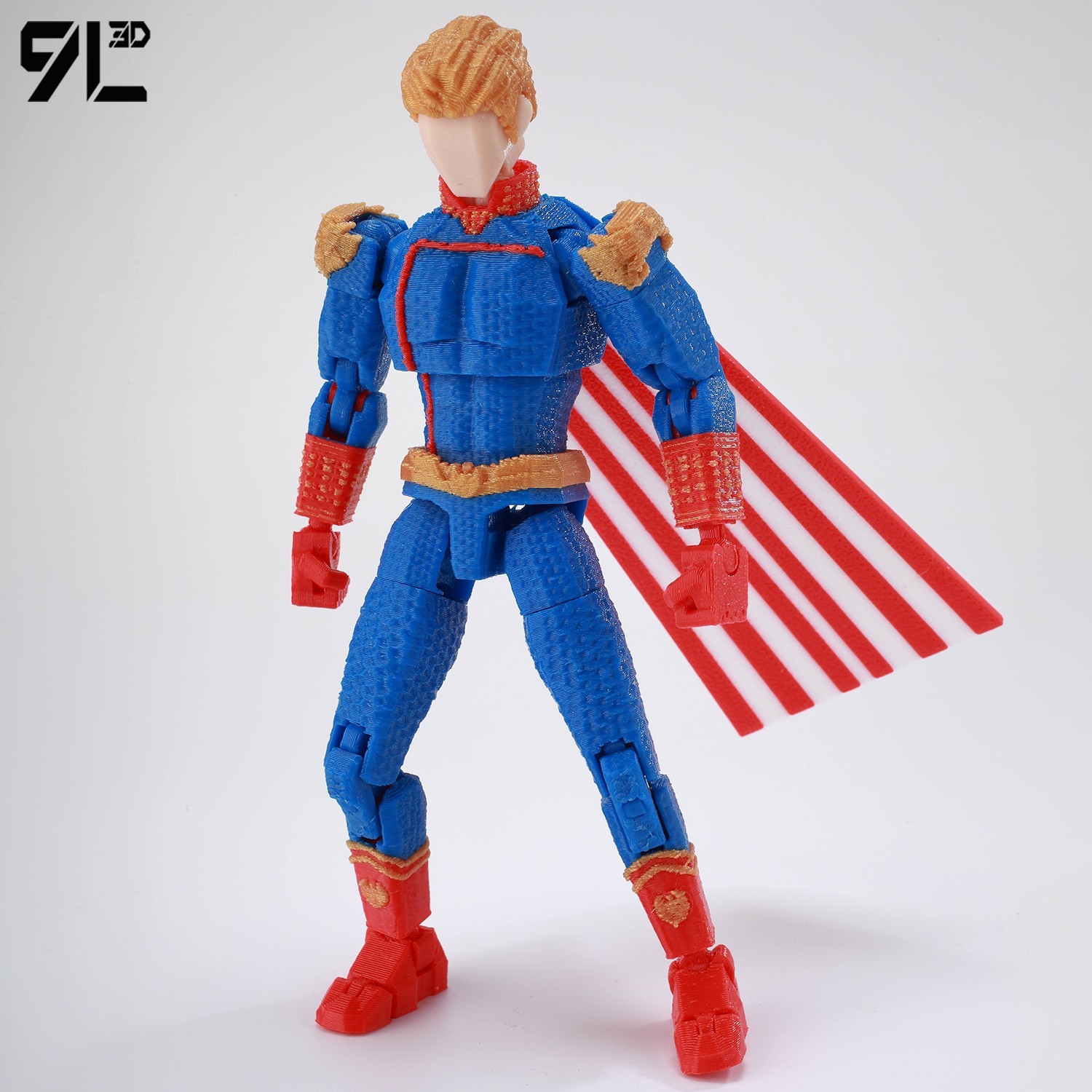 9L3D American Comics Super Sol - 3D Printing Gundam recension och pris