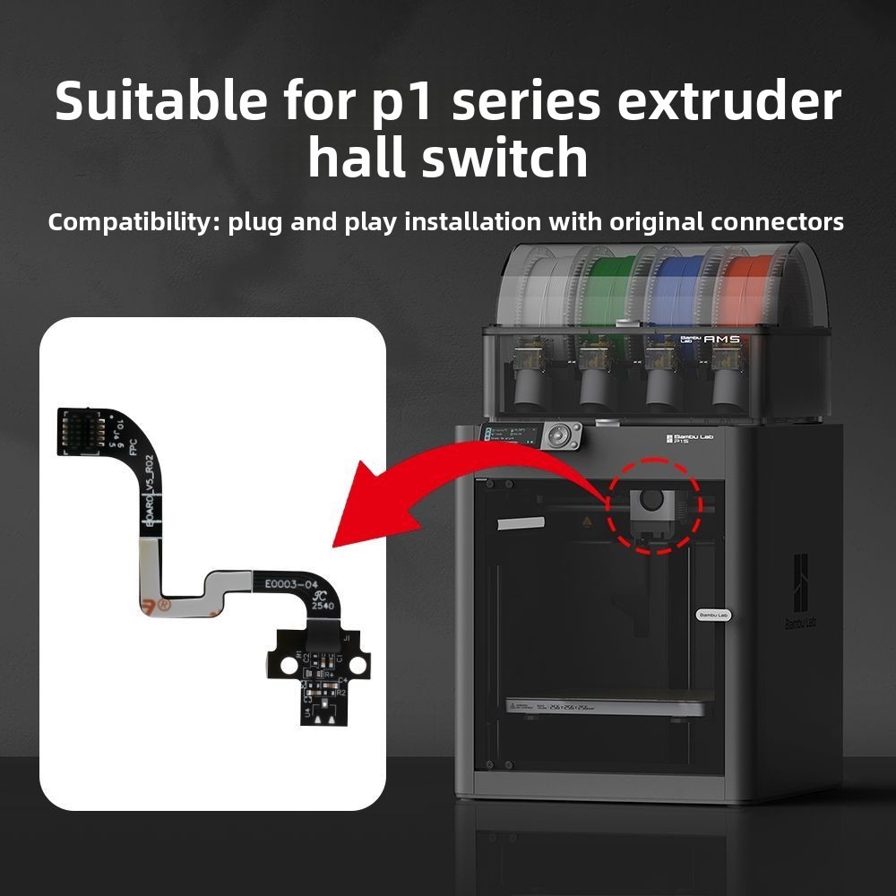 For A1/A1mini/P1P/P1S Hall Swi - 3D Printing Website recension och pris