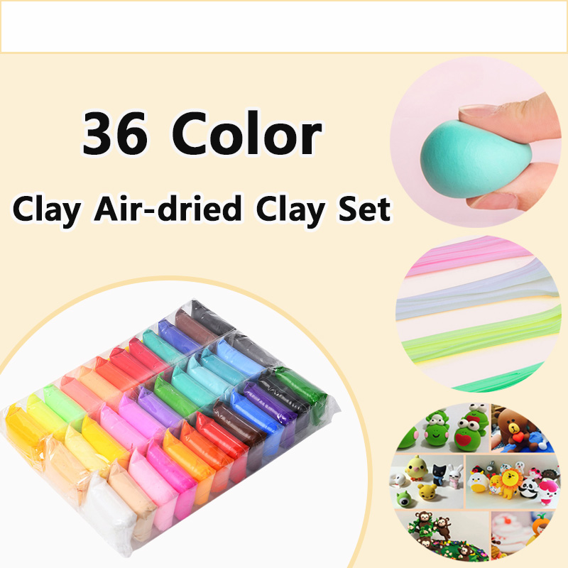 12/36 Color Clay Air-dried Cla - 3D Printing Clay recension och pris