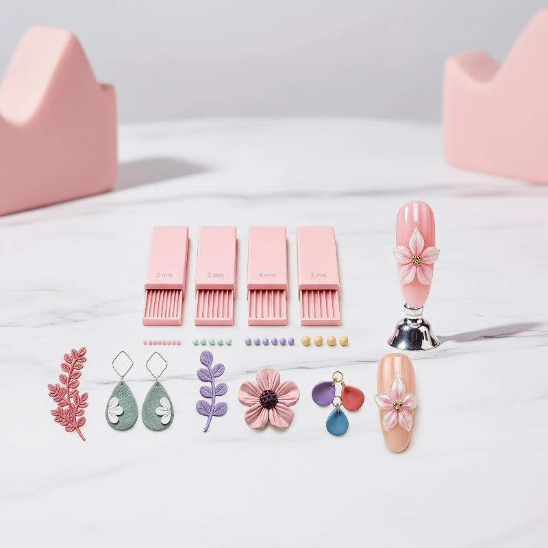 Nail Art Bead Roller 4PCS Set  - 3D Printing Clay recension och pris