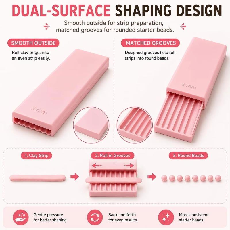 Nail Art Bead Roller 4PCS Set  - 3D Printing Clay recension och pris