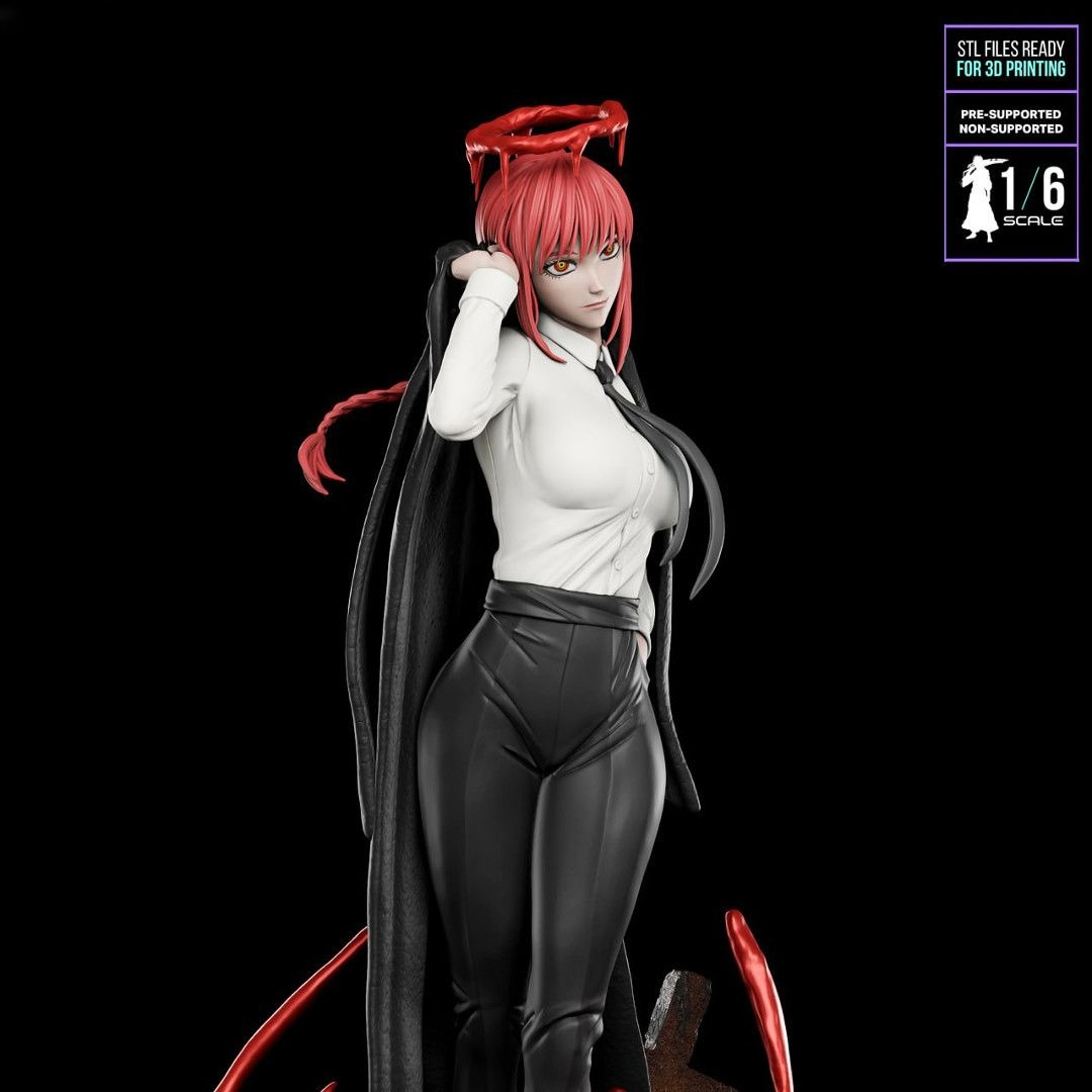 Chainsaw Girl Machima Gk Figur - 3D Printing Ptc recension och pris