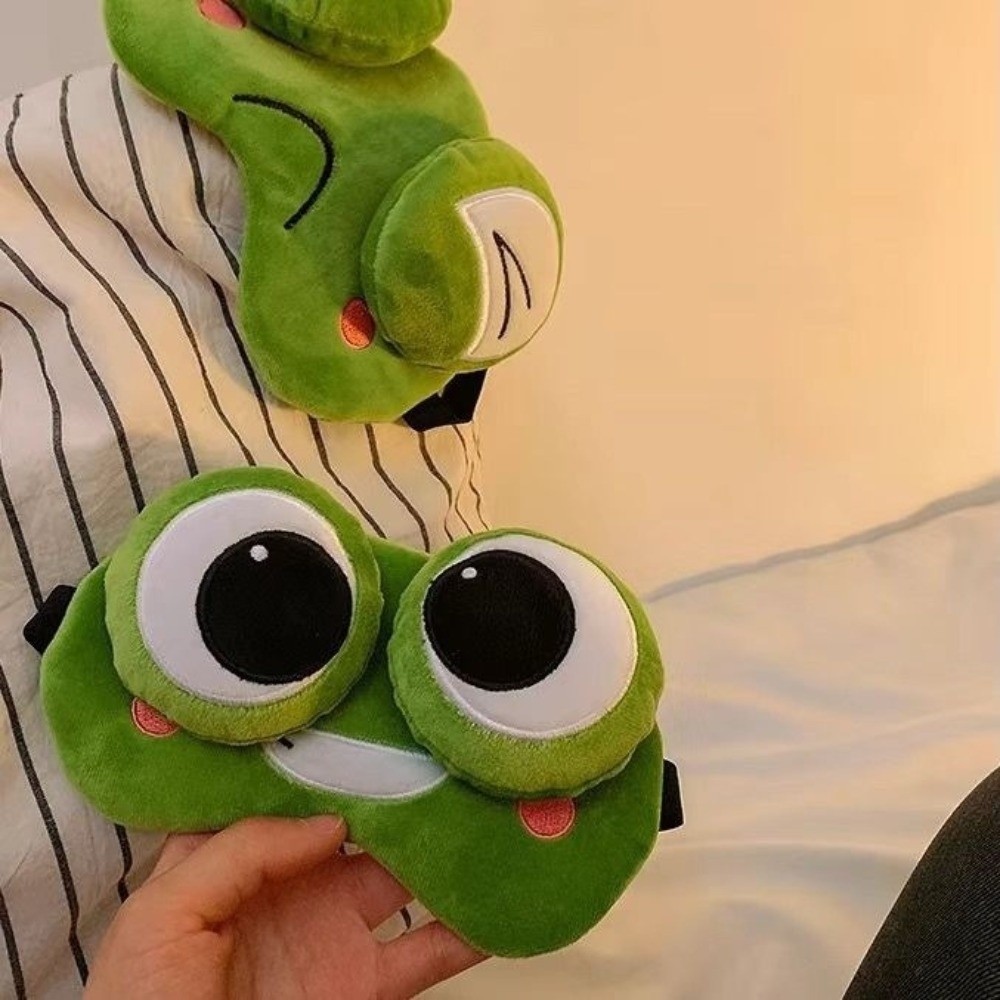 Lovely Cartoon Frog Sleep Eye  - 3D Printing Mask recension och pris