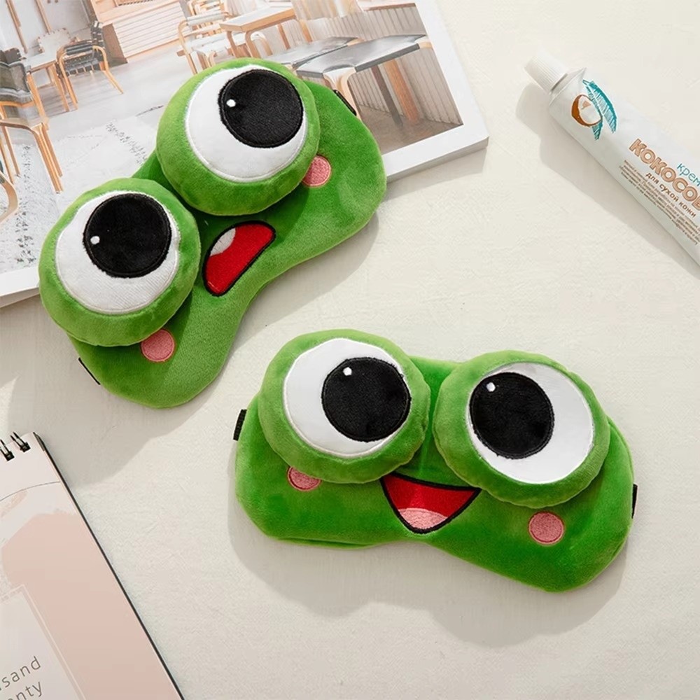 Lovely Cartoon Frog Sleep Eye  - 3D Printing Mask recension och pris