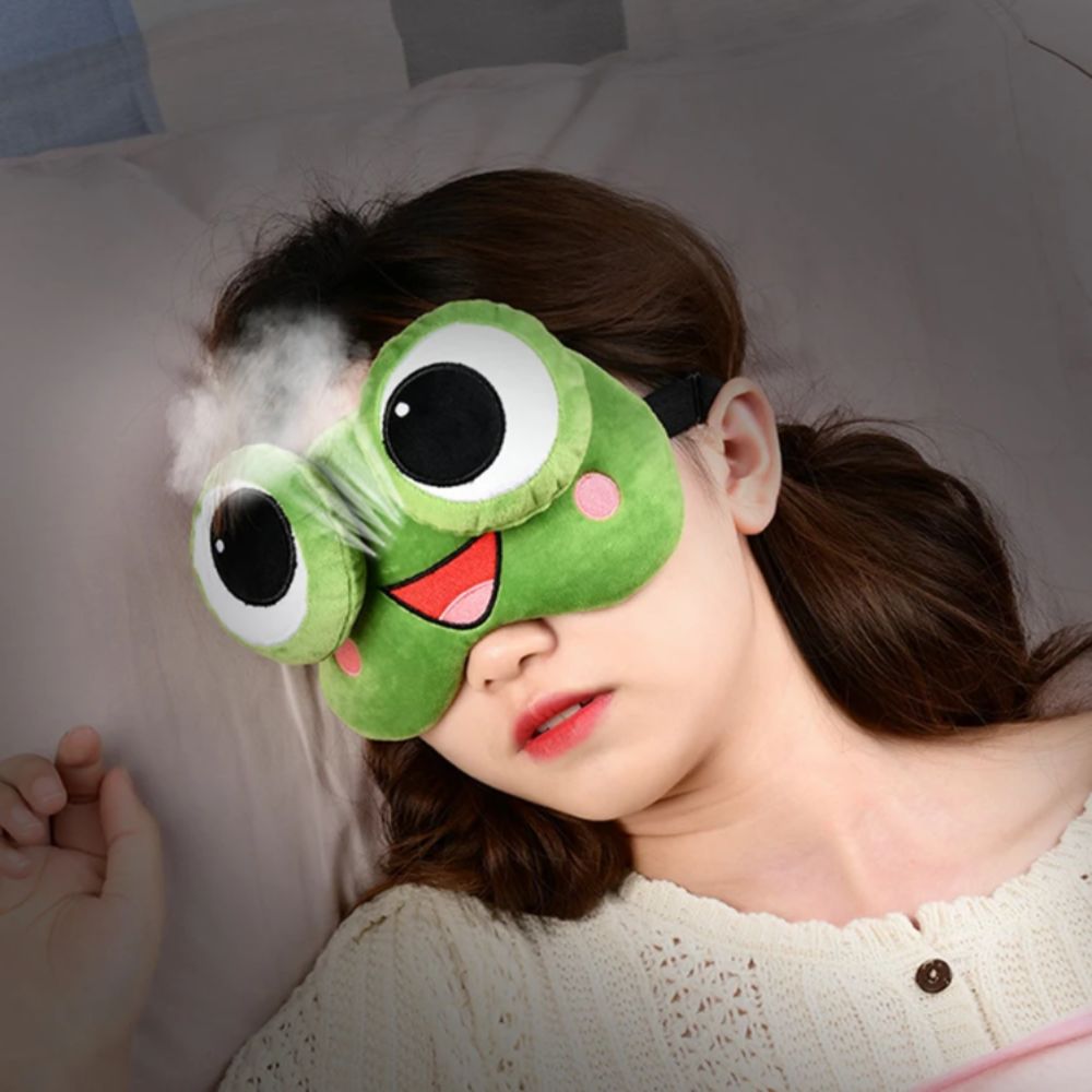 Lovely Cartoon Frog Sleep Eye  - 3D Printing Mask recension och pris