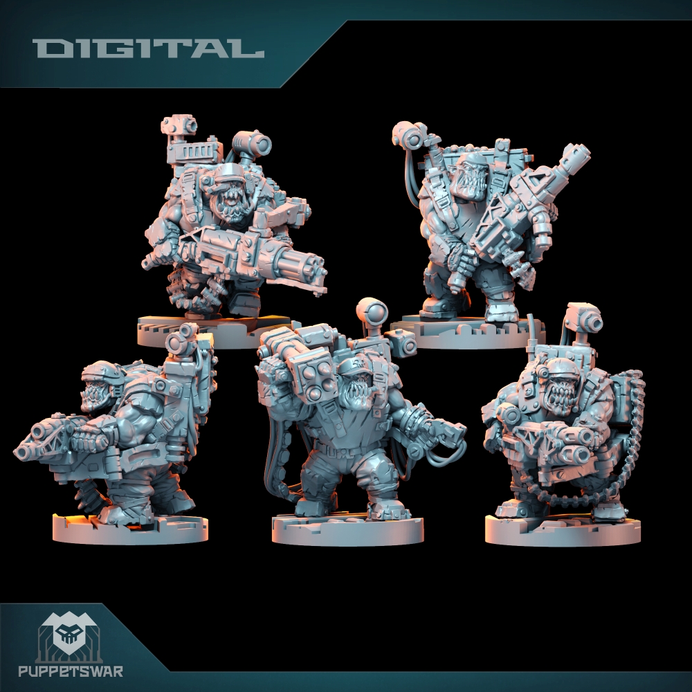 Orc Ultimate Badasses Squad, G - 3D Printing Figure recension och pris