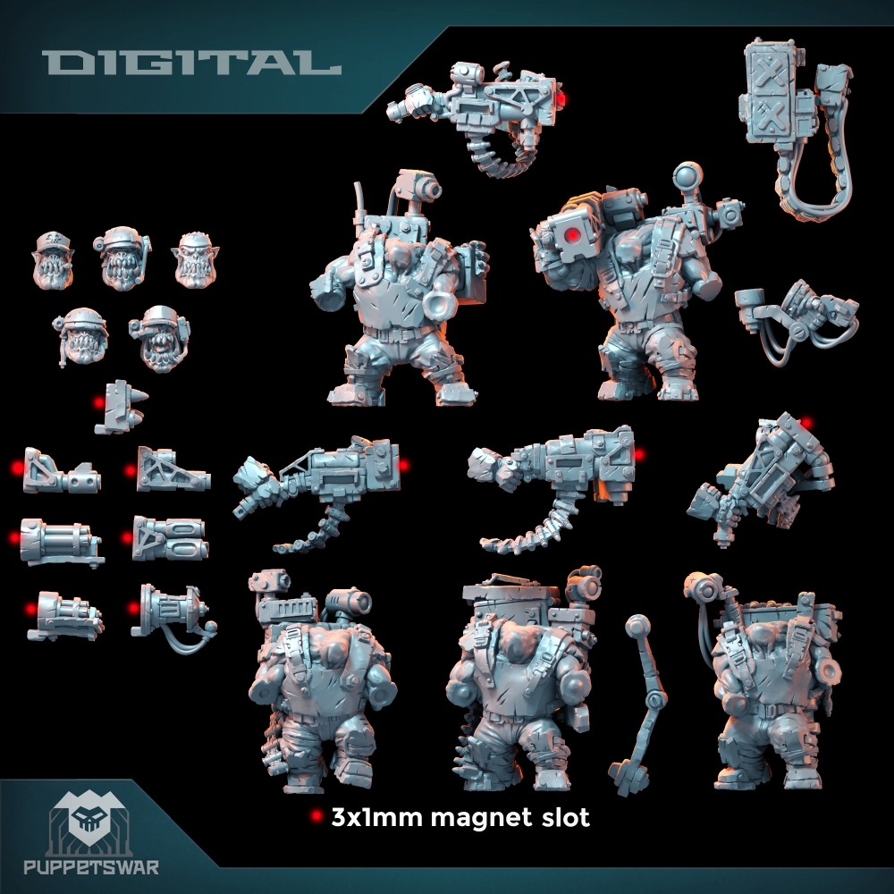 Orc Ultimate Badasses Squad, G - 3D Printing Figure recension och pris