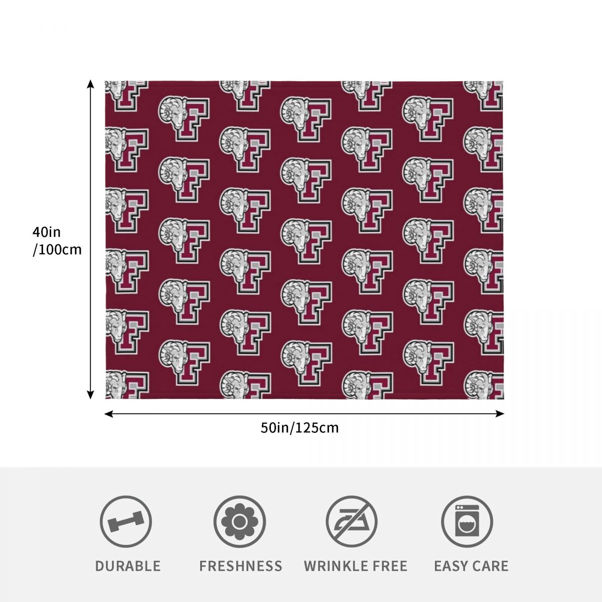 The Fordham Icon Throw Blanket - 3D Printing Icon recension och pris