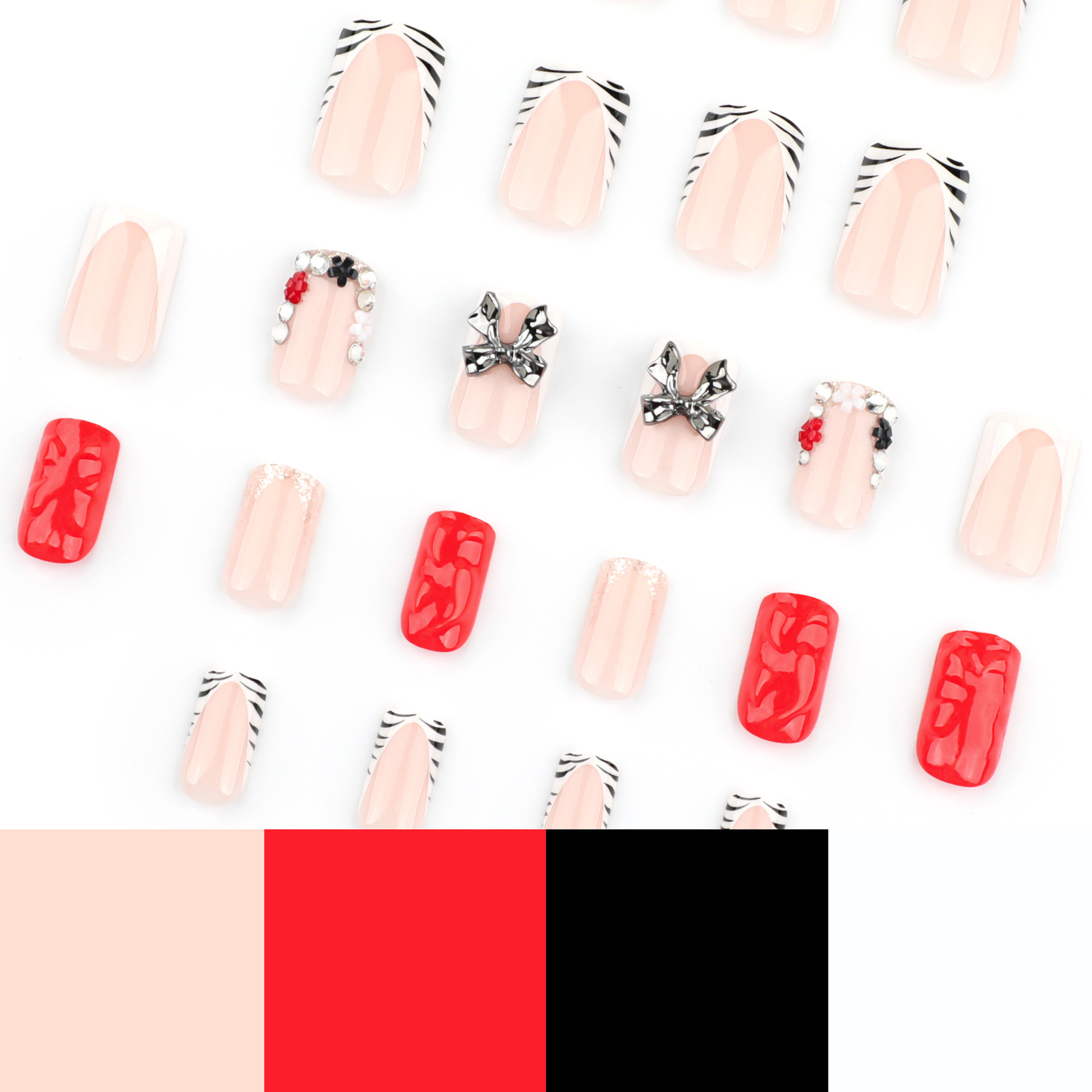 24pcs Zebra-print Frenxh Style - 3D Printing Ptc recension och pris