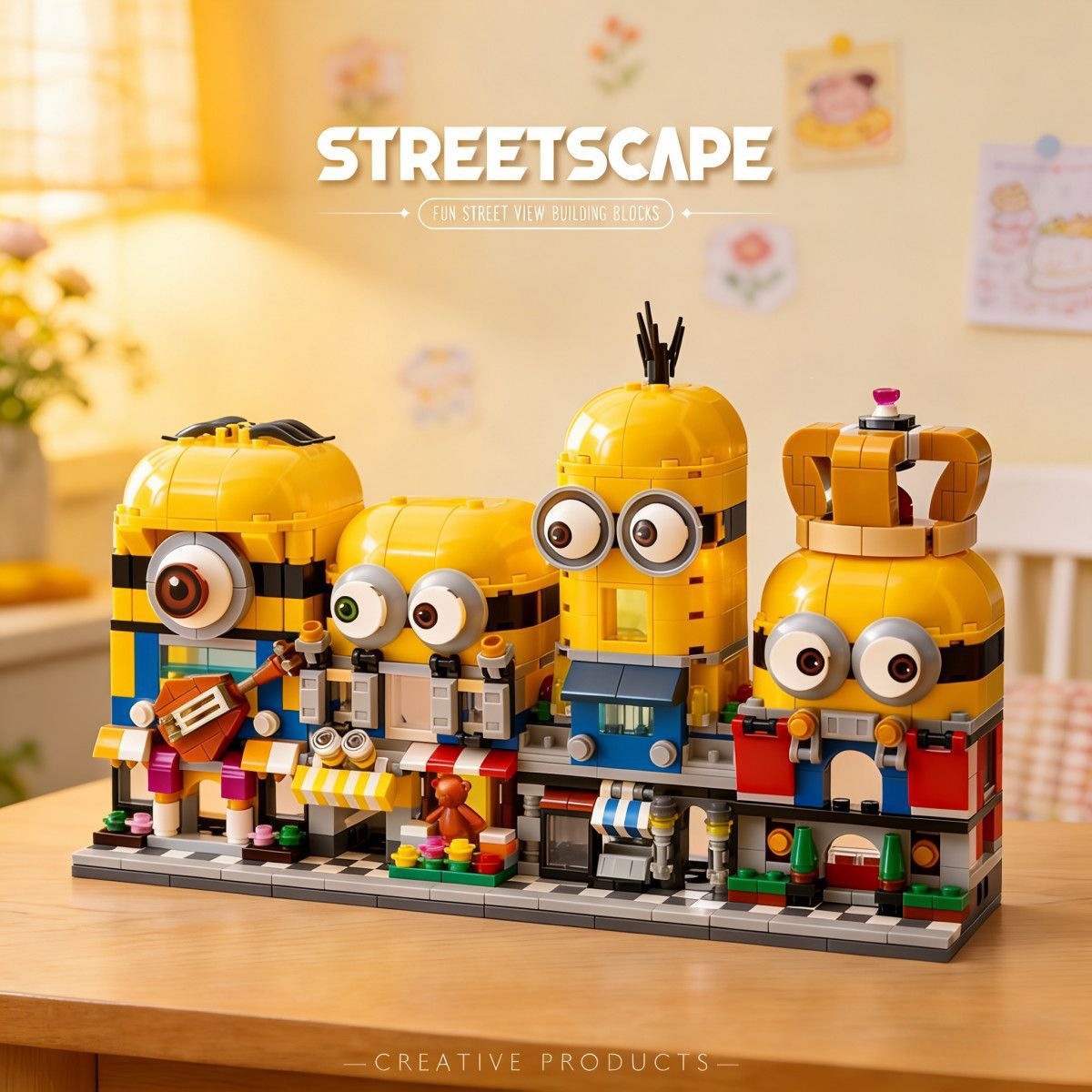 4-in-1 Minions Street View Bui - 3D Printing Lego recension och pris