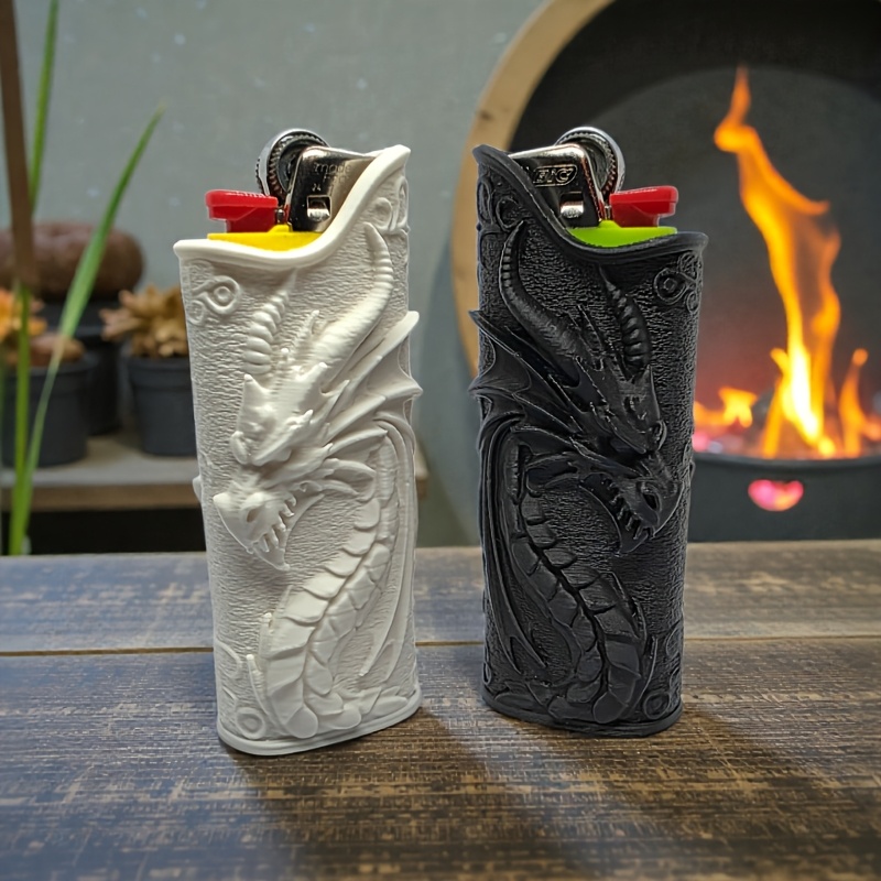 Gothic Embossed Dragon Lighter - 3D Printing Housing recension och pris