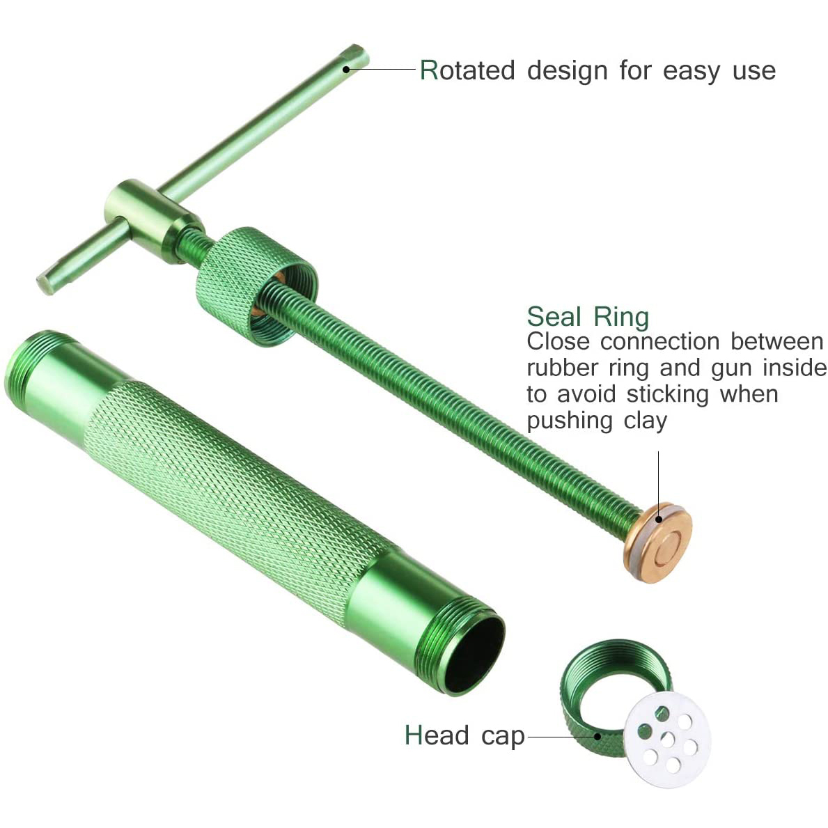 Clay Gun Extruder with 20 Uniq - 3D Printing Clay recension och pris