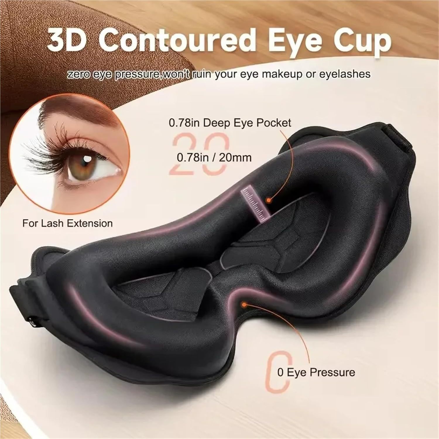 3D Sleeping Mask Block Out Lig - 3D Printing Lego recension och pris