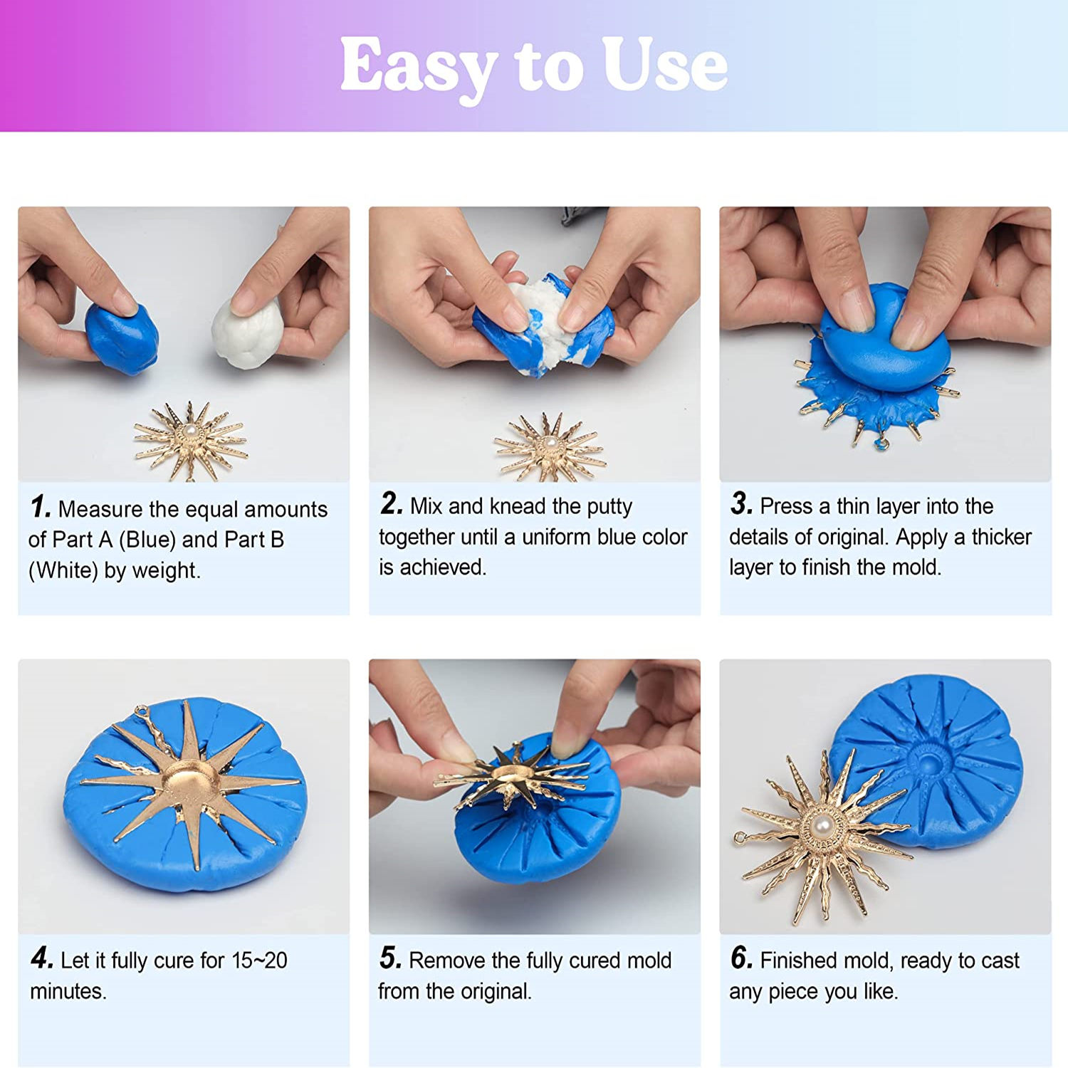 Silicone Mold Making Kit for R - 3D Printing Ptc recension och pris