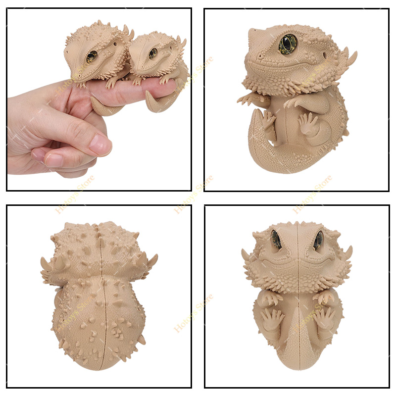 3D Printed Finger Lizard Figur - 3D Printing Lizard recension och pris
