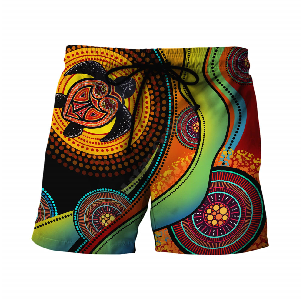 Summer Casual Shorts Aborigina - 3D Printing Lizard recension och pris
