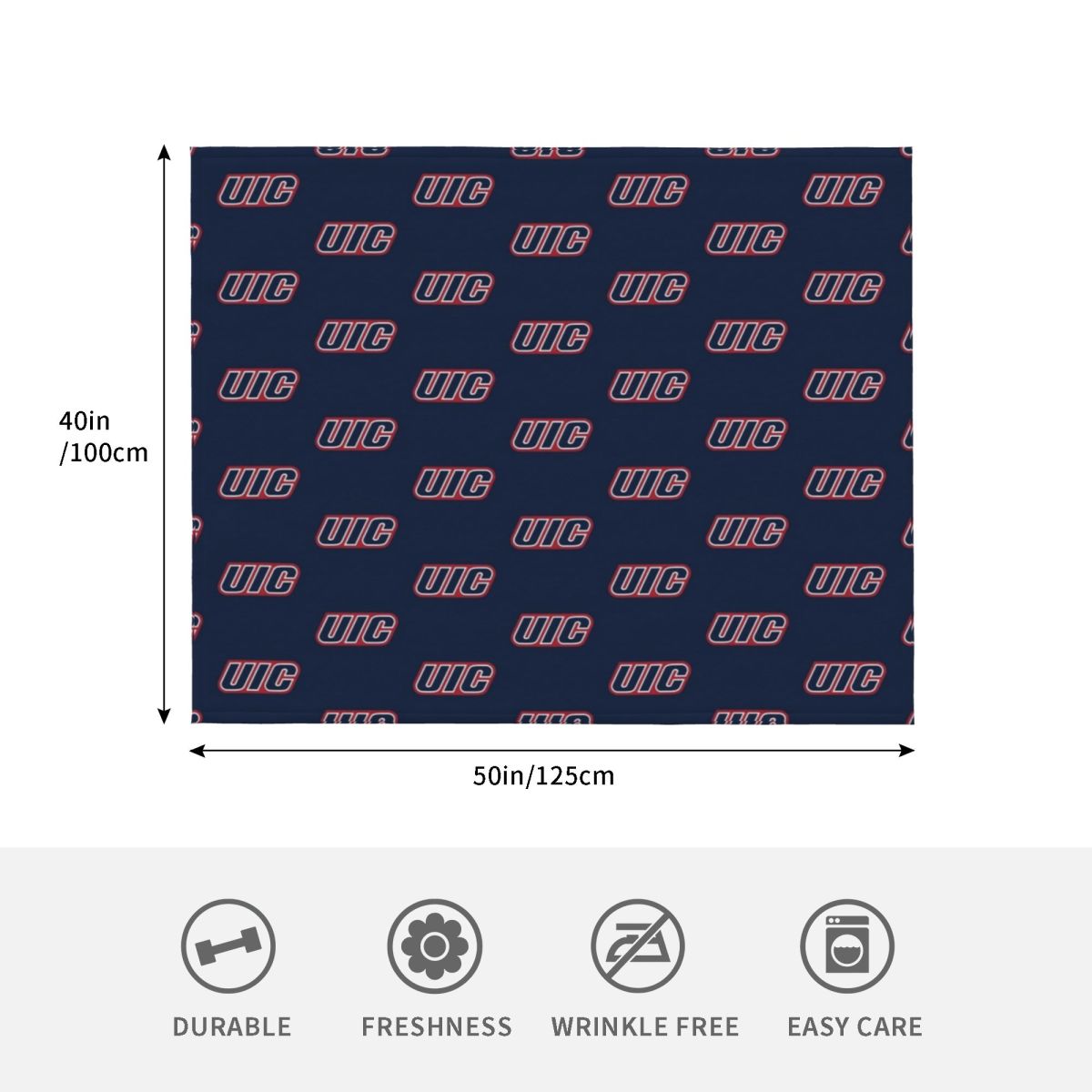The Flames Wordmark Icon Throw - 3D Printing Icon recension och pris