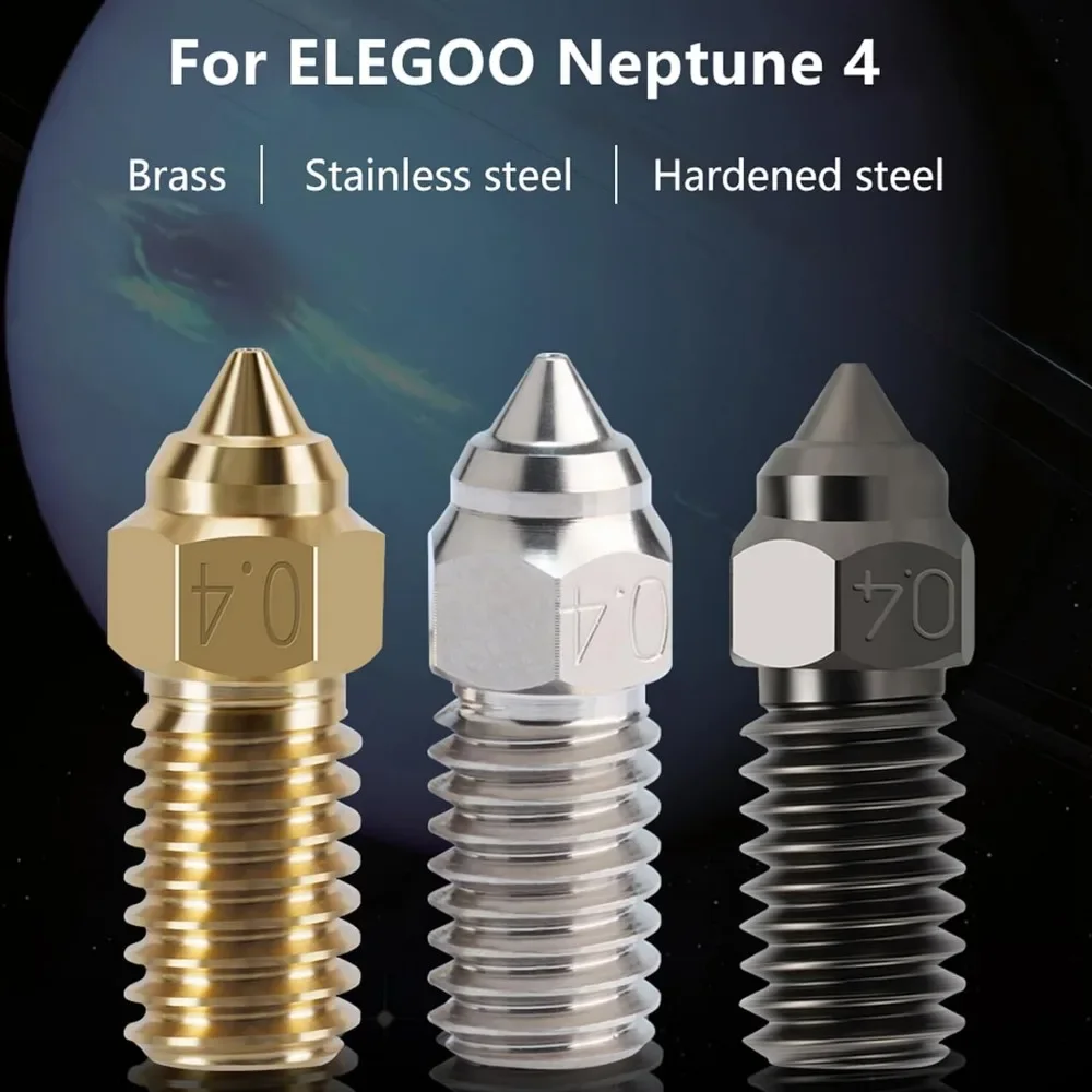 5/10pcs Elegoo Neptune 4 Nozzl - 3D Printer Nozzle Brass recension och pris