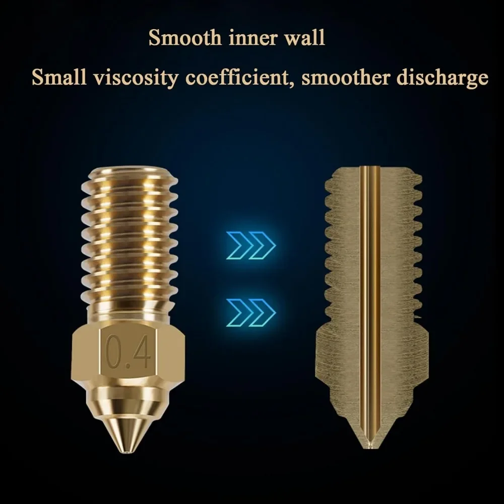 5/10pcs Elegoo Neptune 4 Nozzl - 3D Printer Nozzle Brass recension och pris