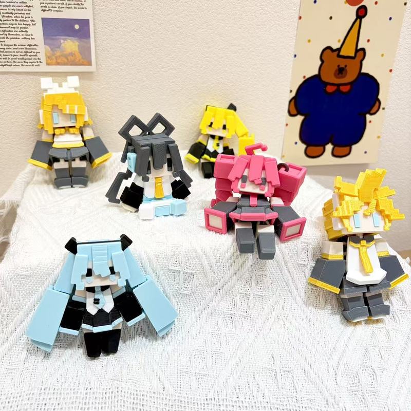 Anime Hatsune Miku 3d Printed  - 3D Printing Gundam recension och pris