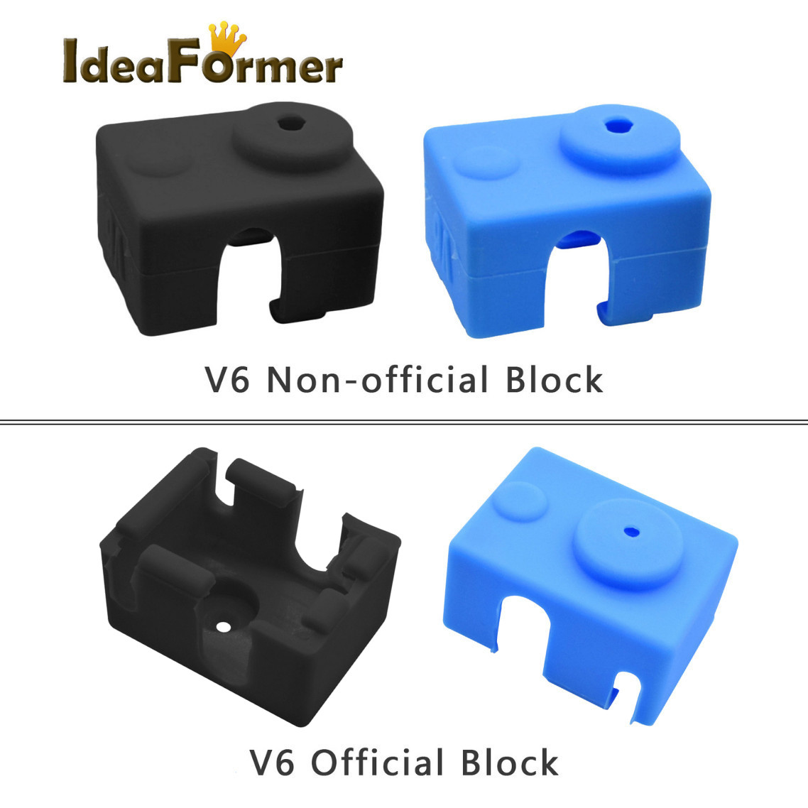 5pcs V6 Silicone Sock 3D Print - 3D Printing Website recension och pris