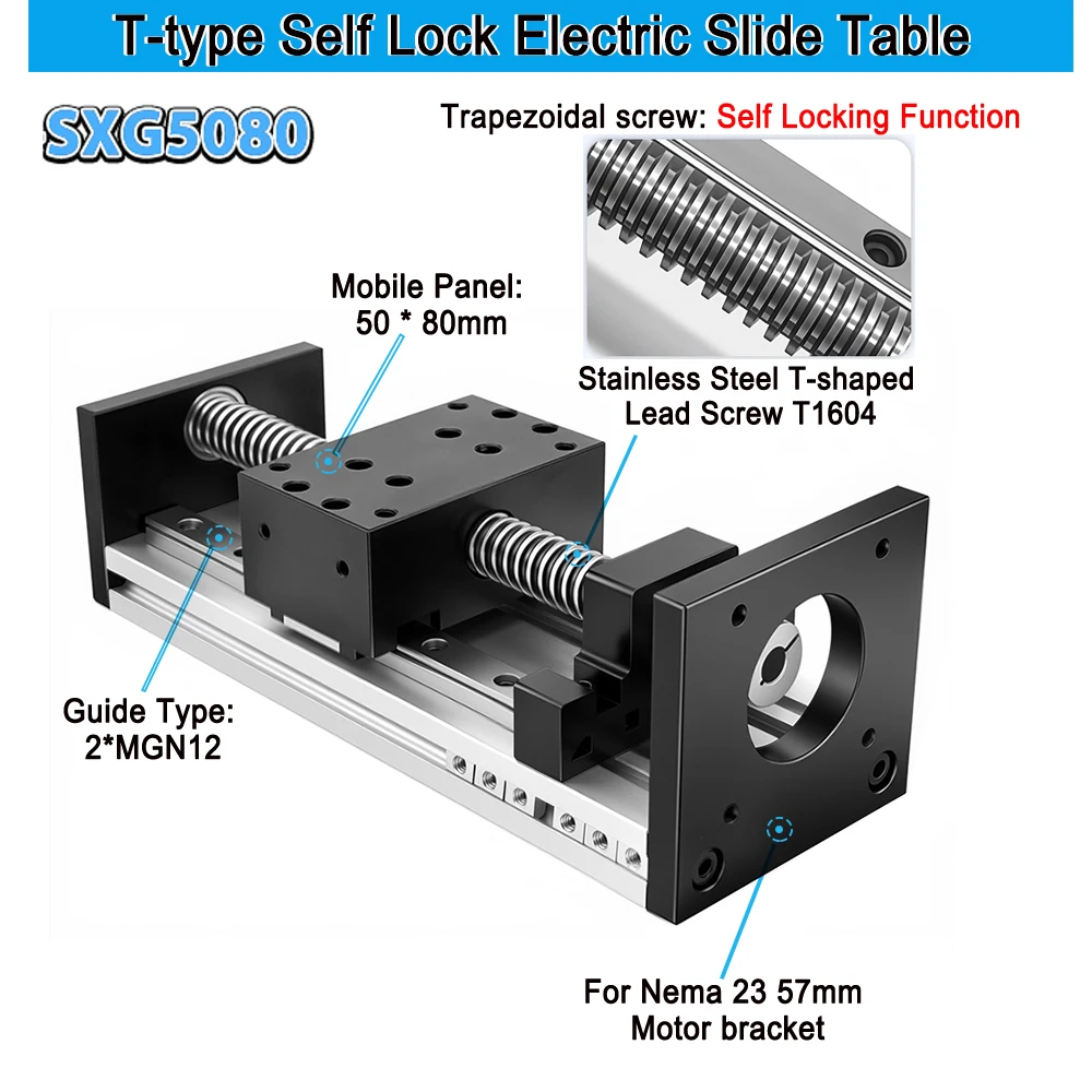 Z Axis 80mm Wide Trapezoidal s - Linear Guide Rail recension och pris