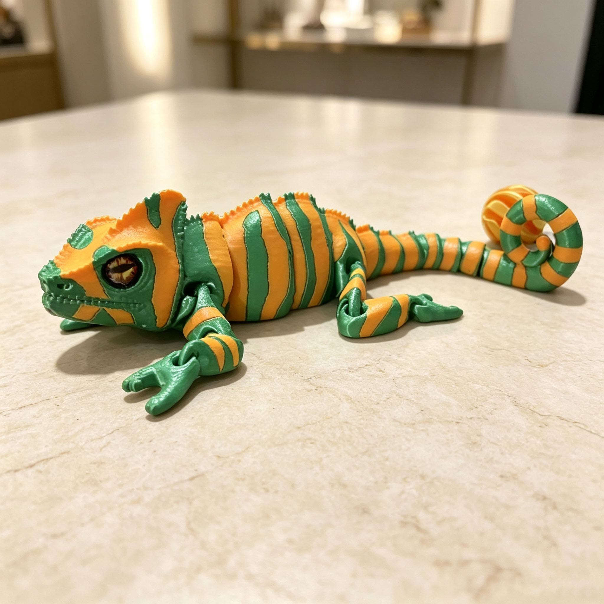 Movable Joint 3D Printed Chame - 3D Printing Lizard recension och pris