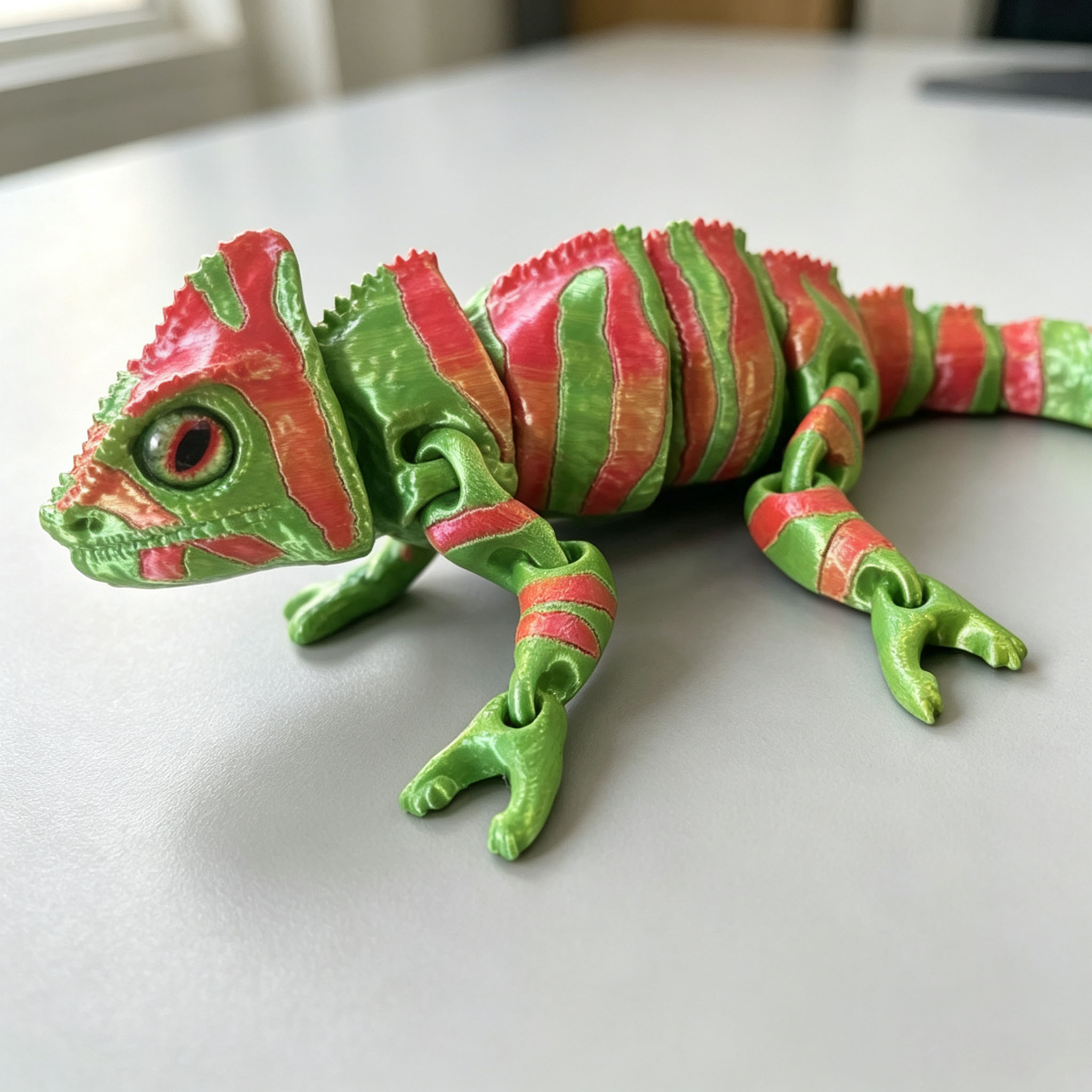 Movable Joint 3D Printed Chame - 3D Printing Lizard recension och pris