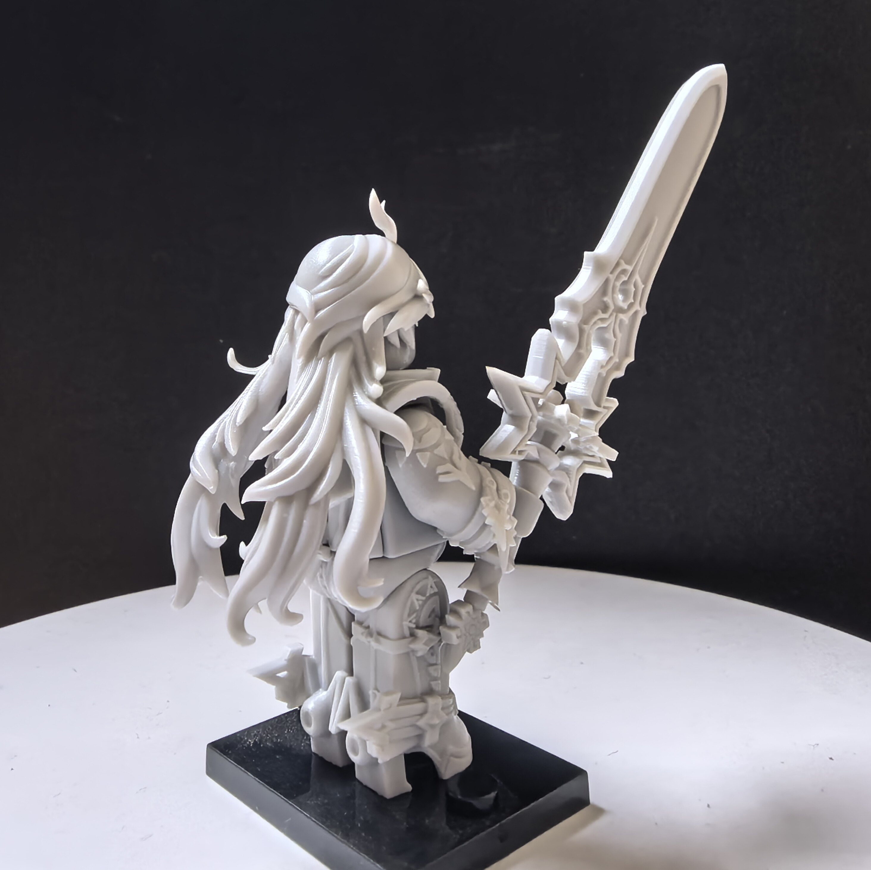 Genshin Impact Mavuika 3D Prin - 3D Printing Figure recension och pris
