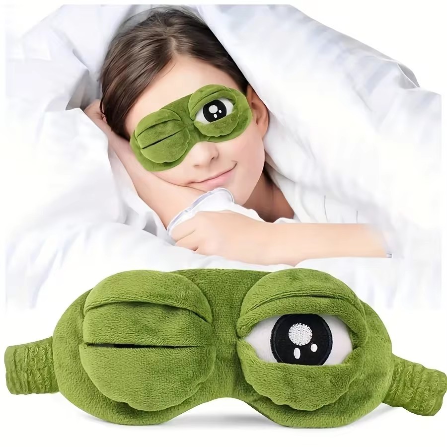 3D Frog Sleep Mask Natural Sle - 3D Printing Mask recension och pris