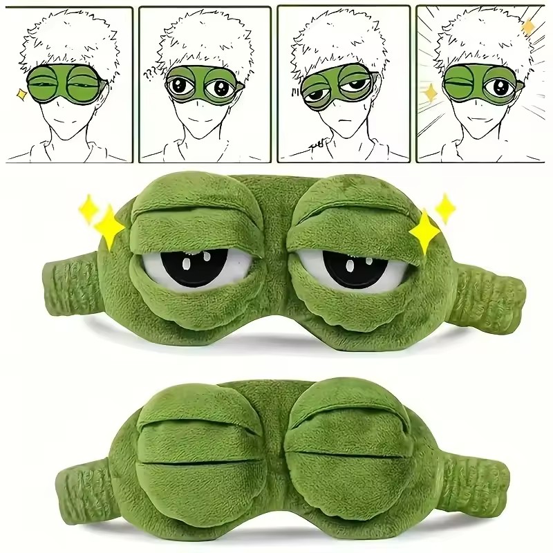 3D Frog Sleep Mask Natural Sle - 3D Printing Mask recension och pris