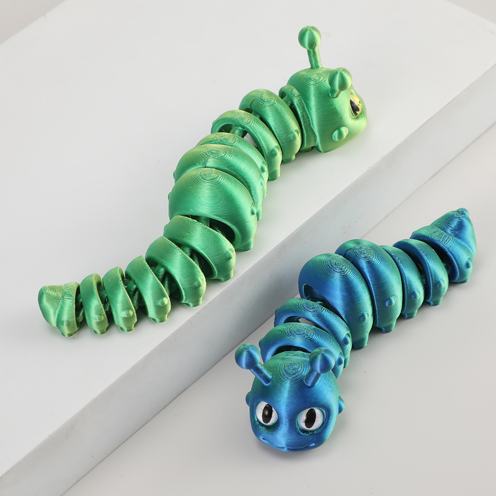 New 3D Printed Caterpillar Toy - 3D Printing Lizard recension och pris