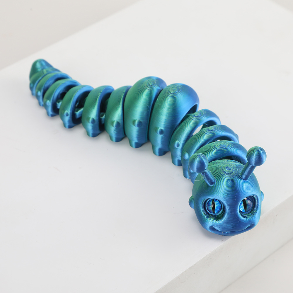 New 3D Printed Caterpillar Toy - 3D Printing Lizard recension och pris