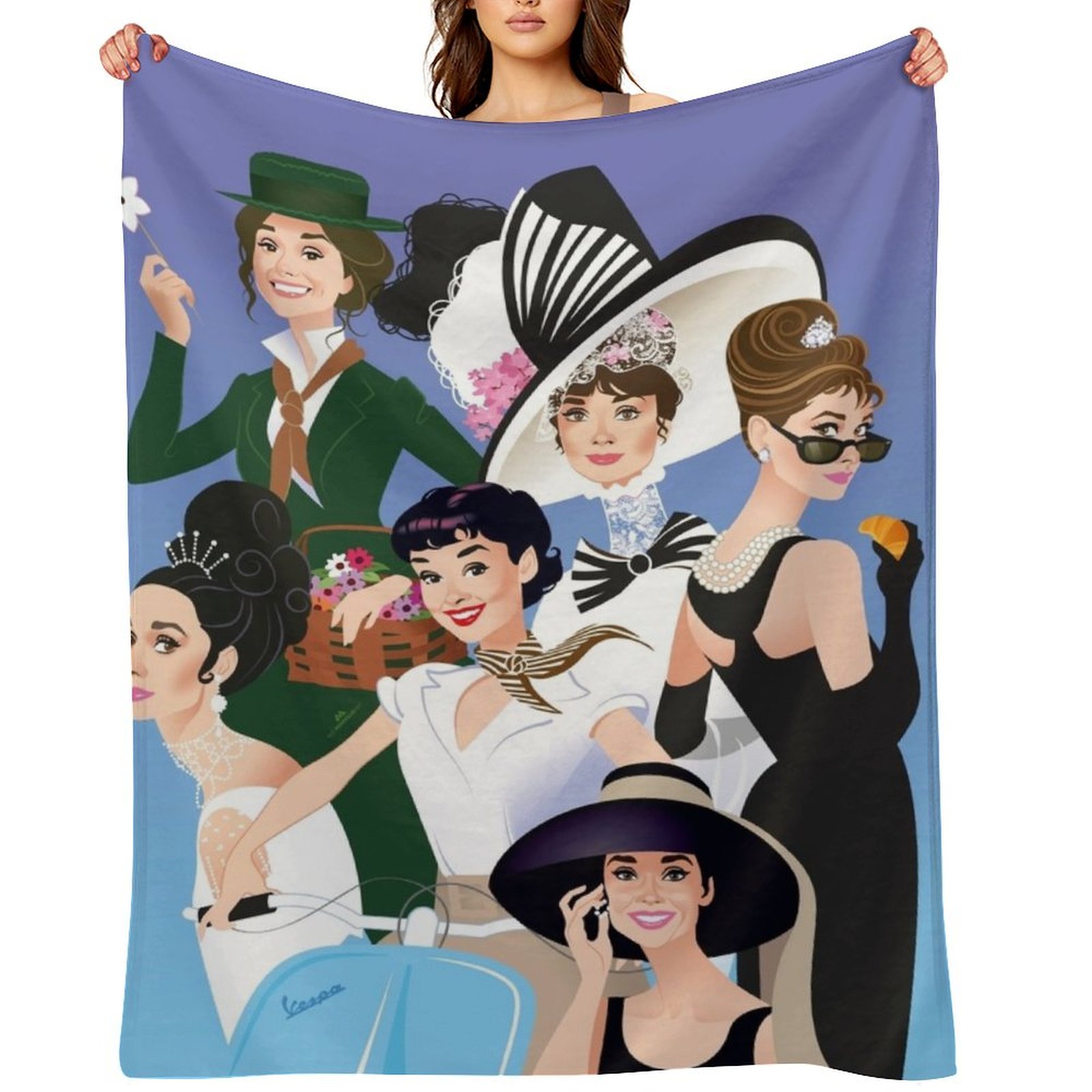 Style Icon Throw Blanket Blank - 3D Printing Icon recension och pris