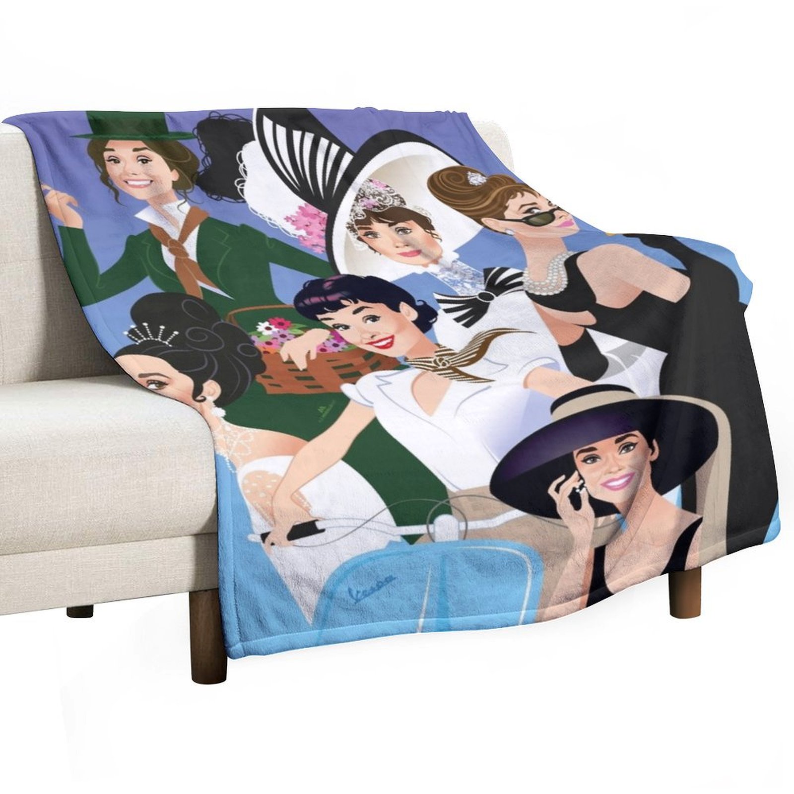 Style Icon Throw Blanket Blank - 3D Printing Icon recension och pris