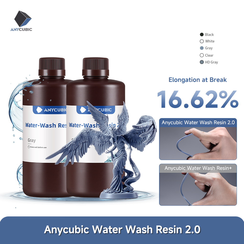 ANYCUBIC Water-Wash Resin For  - Glue For 3D Printing recension och pris