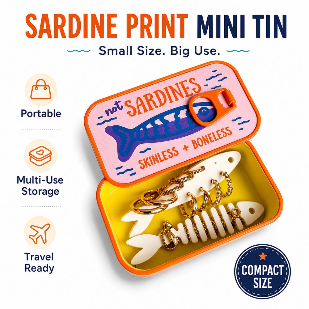 Gifts Plastic Sardine Jewelry  - 3D Printing Housing recension och pris