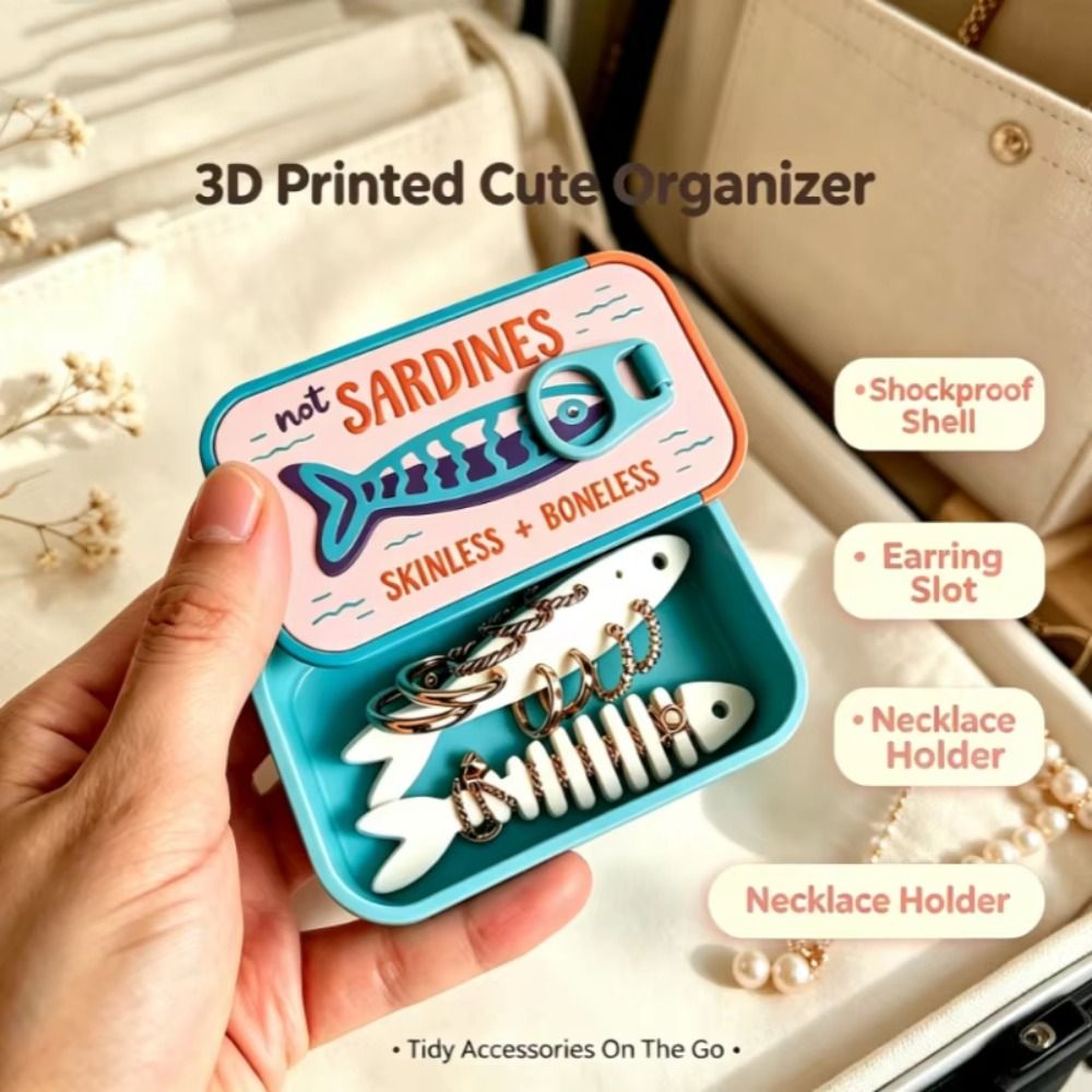 Gifts Plastic Sardine Jewelry  - 3D Printing Housing recension och pris