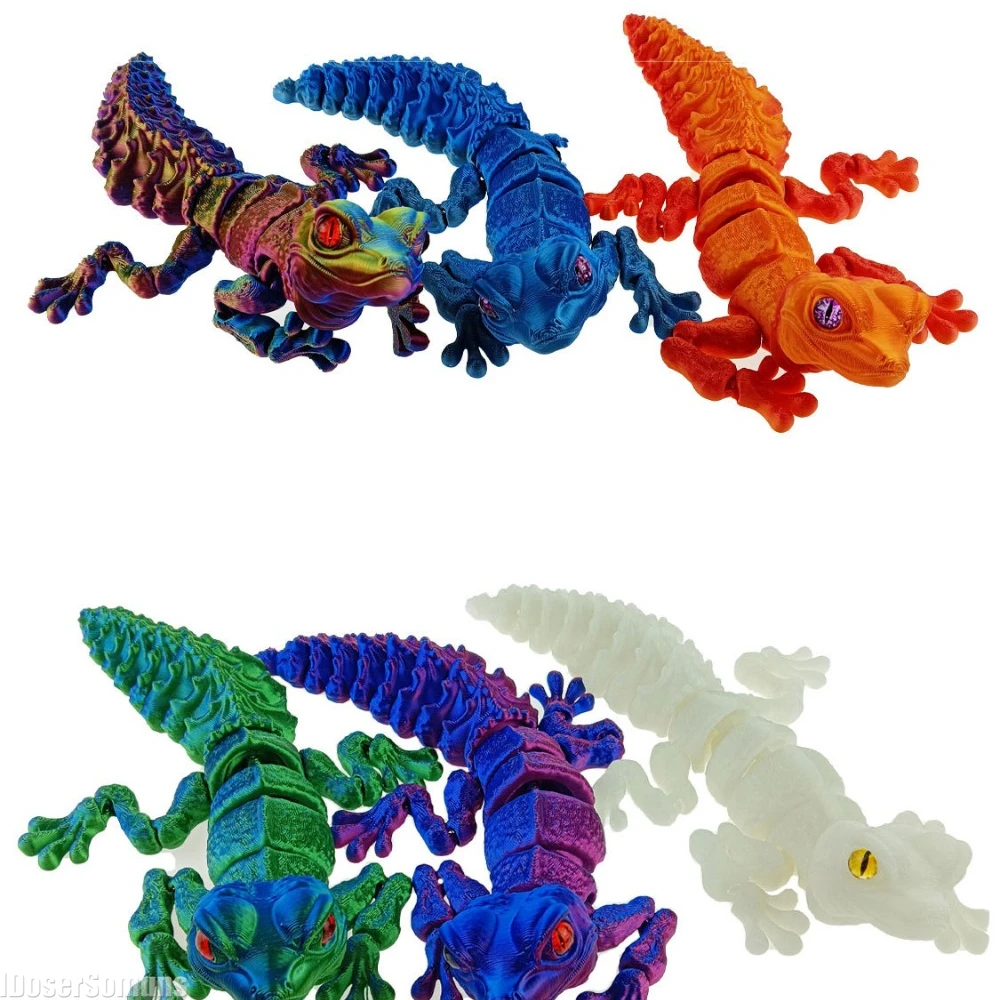 3D Printed Full Articulated Li - 3D Printing Lizard recension och pris