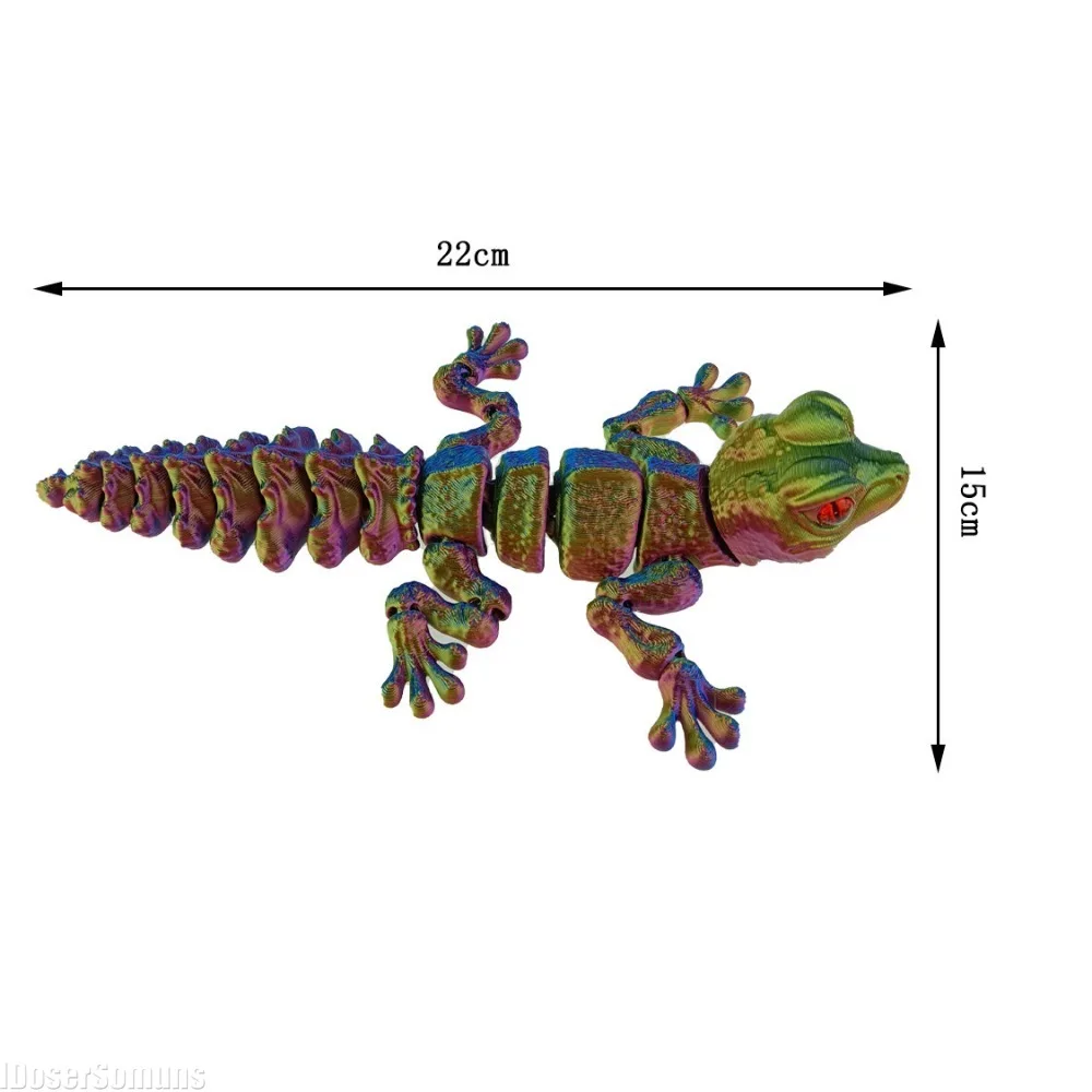 3D Printed Full Articulated Li - 3D Printing Lizard recension och pris