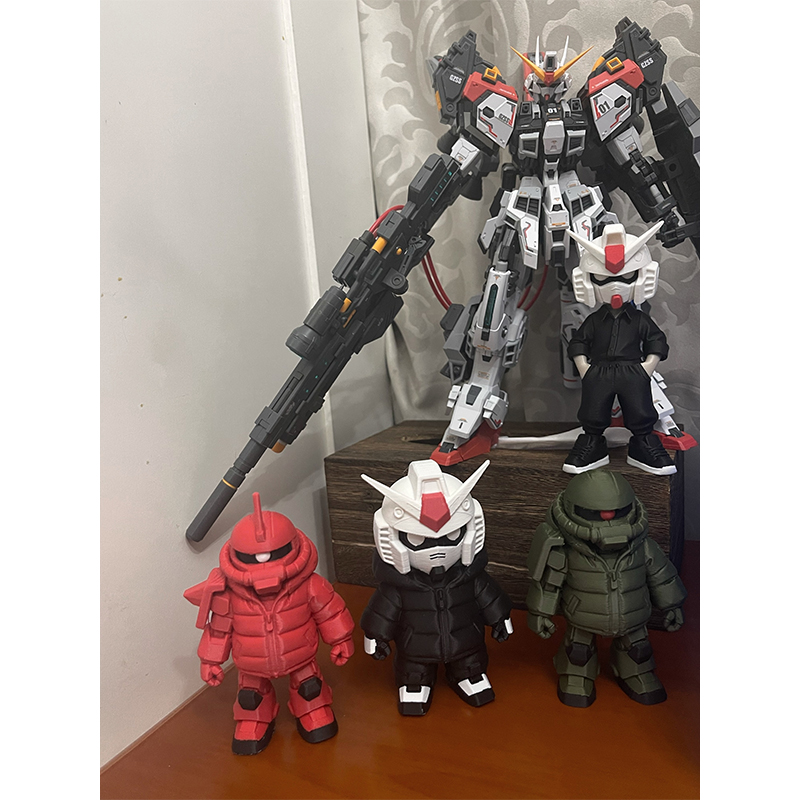 Yige Model Q Version Zaku Rx-0 - 3D Printing Gundam recension och pris